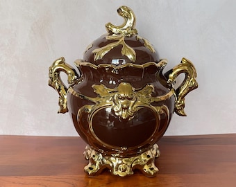 Sopera de oya porcelain tureen oya tinaja para santo orishas oya potiche de oya sopera para santo oya
