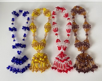 Collares de mazo para soperas de santo orishas yemaya shango oya oshun elekes de orishas collares para el carro santeria ifa yoruba