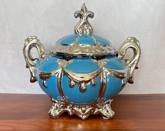 Sopera de yemaya asesu porcelain tureen yemaya yembo tinaja para santo orishas yemanjá potiche de yemaya ashaba sopera para santo