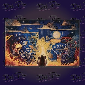 Tableau 1138 - One Piece - Peinture 40 x 25 cm - Céramique italienne - Décoration murale - Otaku Design