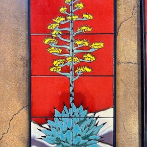 12x12 Poppies in Field Hand Glazed Decorative Tile Mural - Etsy UK