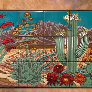 36x18 Sonoran Desert Scene