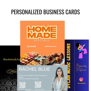 Cartes de visite personnalisées