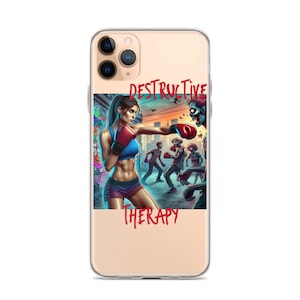 iPhone®用クリアケース デストラクティブセラピー ボクシング