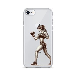 iPhone®用クリアケース スタンド ストロング 女性用