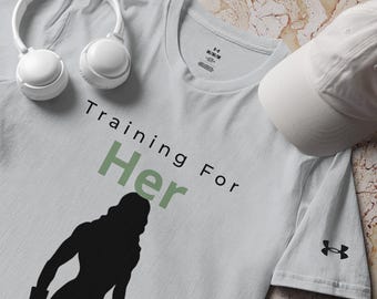 Training for Her Boxing Under Armour athletic t-shirt