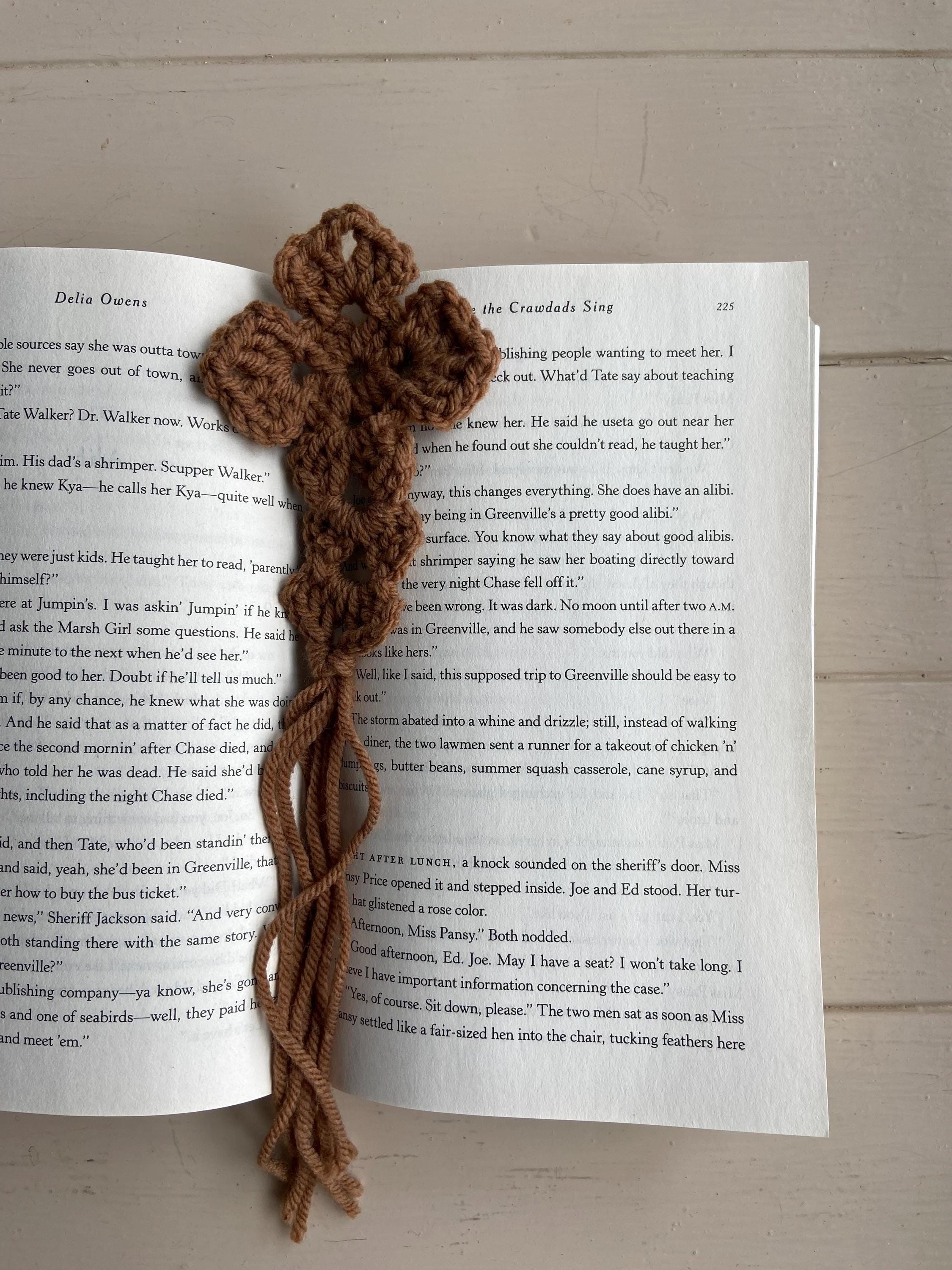 Handmade Crochet Cross Bookmark | Religious Gift | Faith Bookmark | Christian Gift for Book Lovers
