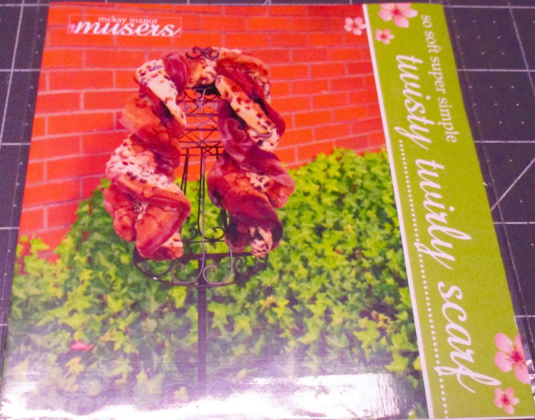 Mckay Pattern Twisty Twirly Scarf Pattern by Mckay Manor Musers. Pattern Only. Makes ...