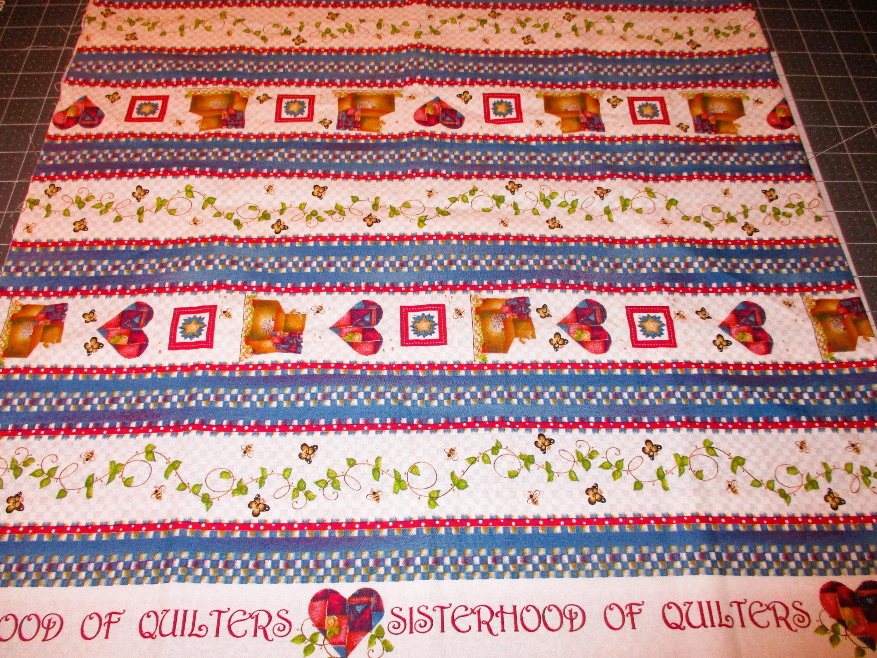 Vintage "The Sisterhood of Quilters" #6751 by Jody Houghton for Lyndhurst Studios. Out Of Print, Very Rare 100% cotton. Sold by the 1/2 yard