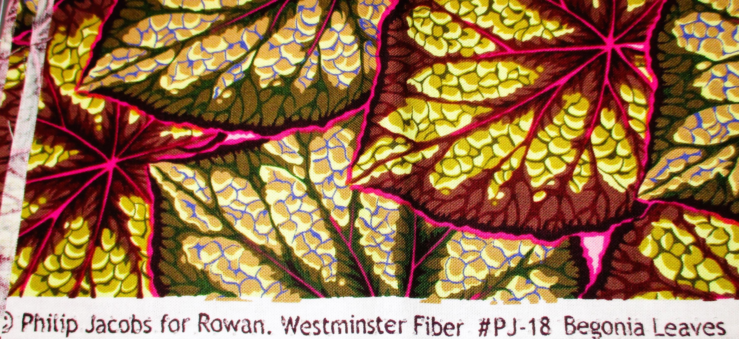 BEGONIA LEAVES PJ18 by Phillip Jacobs for Rowan, Kaffe Fassett