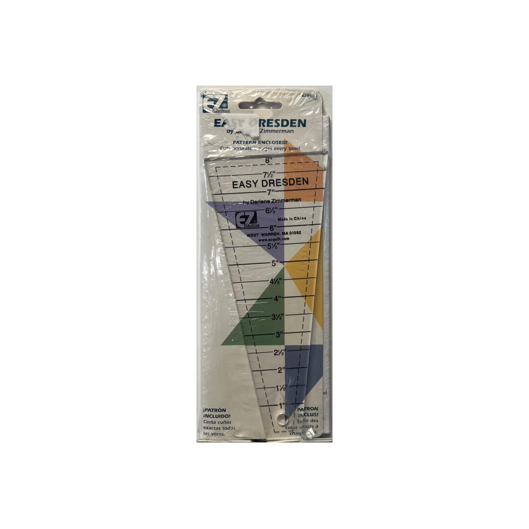 EZ Dresden Easy Quilting by Darlene Zimmerman - Quilt Ruler - 8 Inch ...