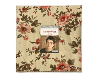 ATELIER DE FRANCE Layer Cake French General 20th Anniversary by 3 Sisters- 2017-100% Cotton Quilt Fabric-Sold By the 42@10" x 10" Layer Cake