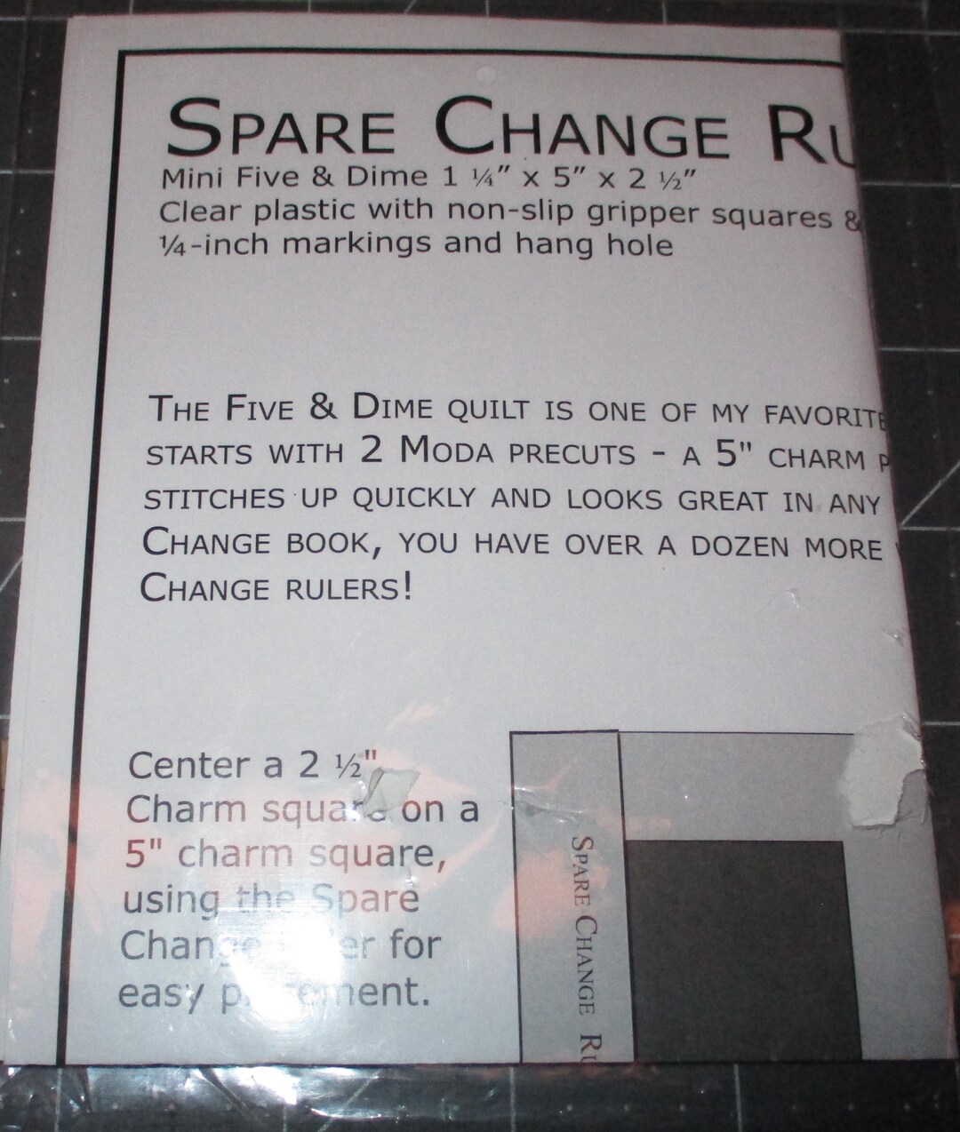 Spare Change (mini Five & Dime) Quilting Ruler. Brand New in the ...
