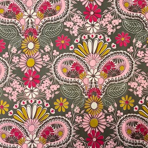 Lovelorn Damask by Jenean Morrison for Free Spirit Westminster Fibers , #PWJM100 Oop, rare, 100% cotton fabric, sold by the 1/2 yard.