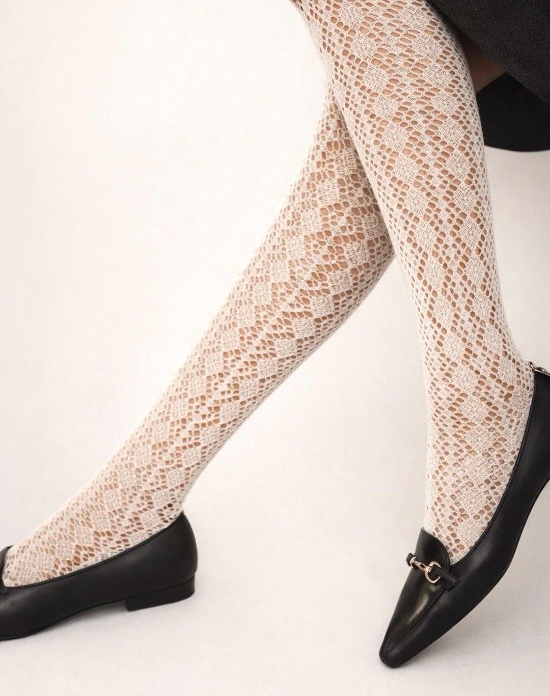 Lace Stocking Pattern 1966 Vintage Lace Stockings Knitting Pattern – Diamond Openwork (PDF ...
