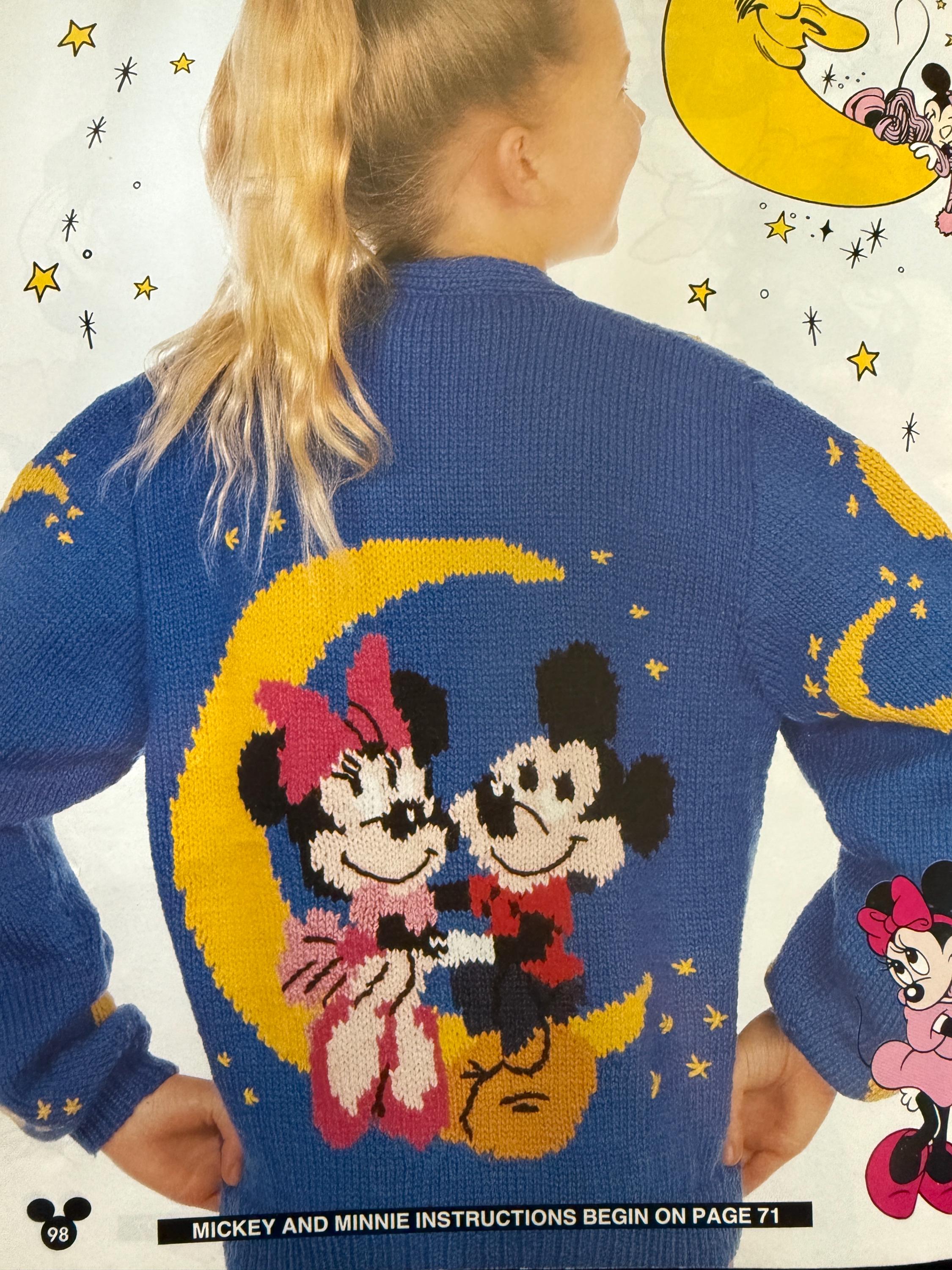 Mickey Mouse Sweater Knitting Pattern - Etsy