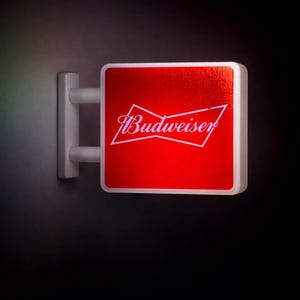 Budweiser Neon Sign - Etsy
