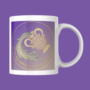 AQUARIUS Zodiac Sign Sticker