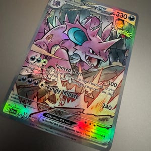 Nidoking Ex - Etsy