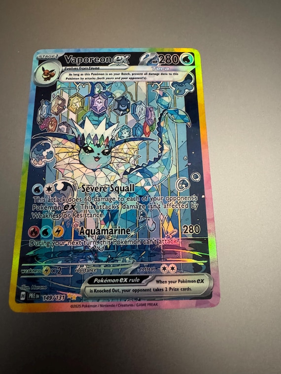 how to have a card graded Pokemon - Vaporeon ex 205/187 Pokemon main image 0