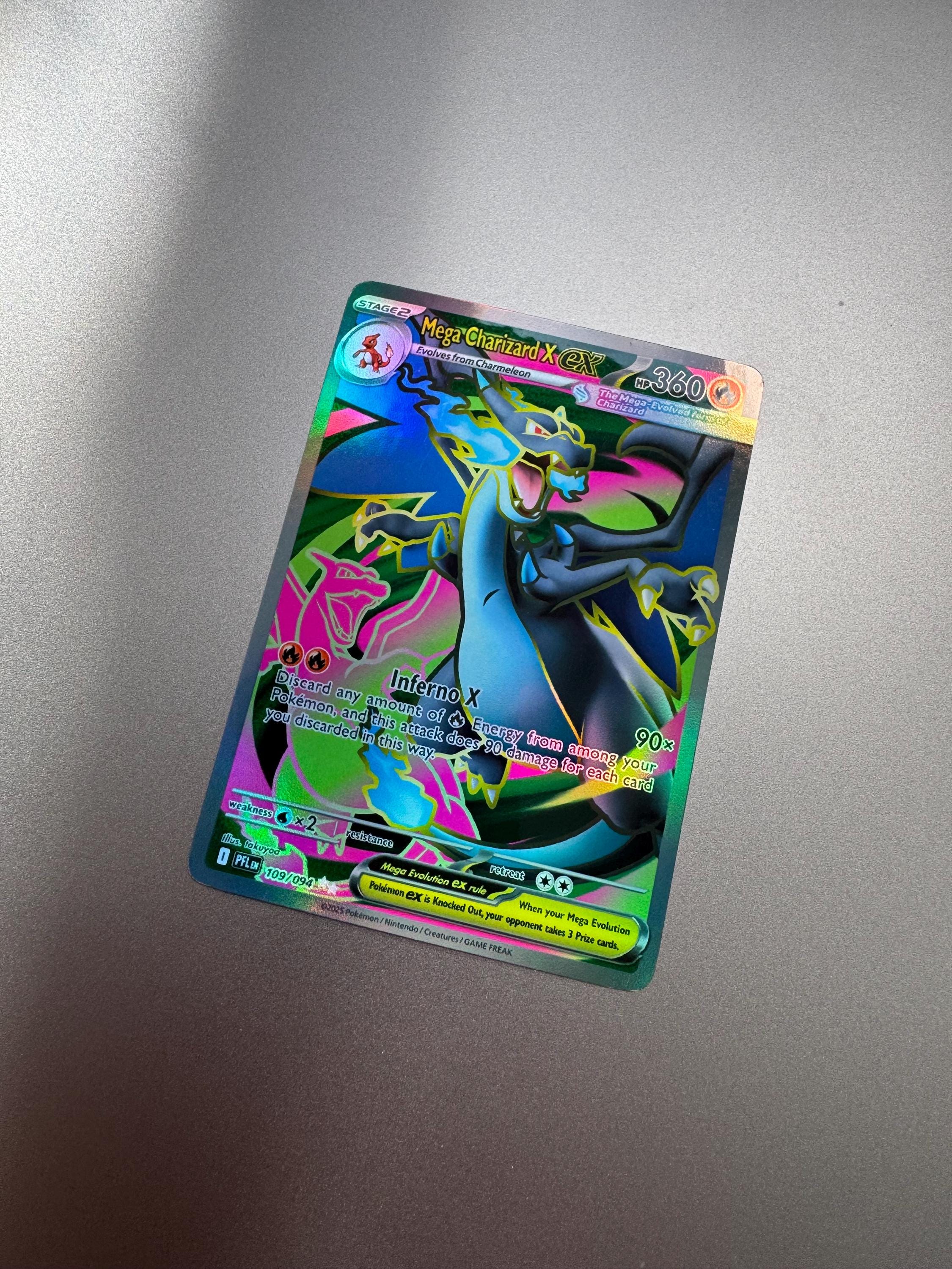 mega charizard ex gx pokemon orica proxy card X MUR 116/080 Inferno X M2 Japane  OP PROXIES TCG and this attack does 90 damage for each card you discarded in this way.) PART TWO for the Japanese