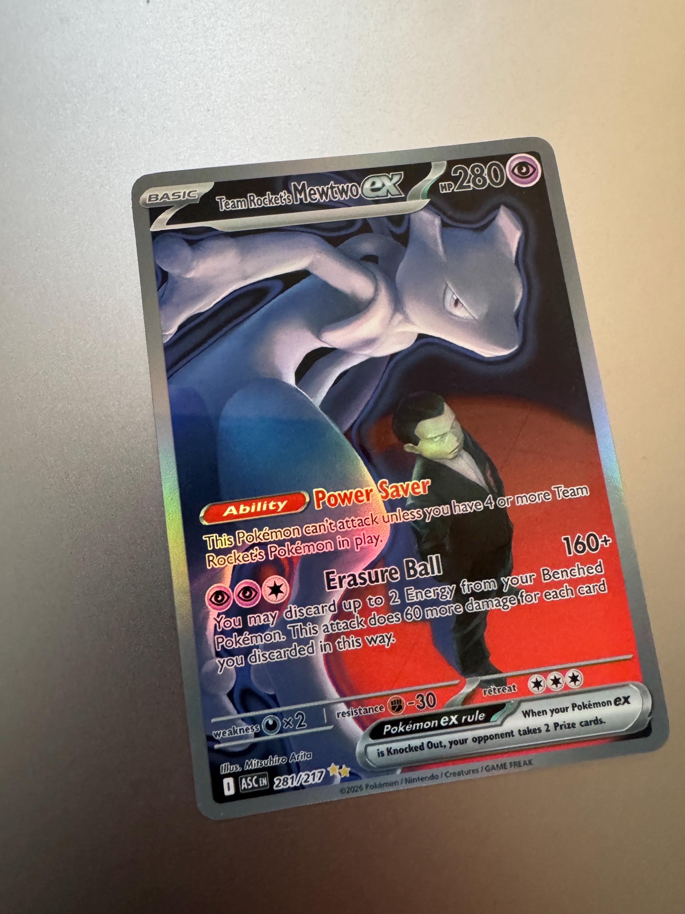 Rainbow Rare Mewtwo Gx - Etsy