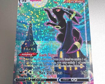 Umbreon VMAX Alternate Art Proxy Holo Pokemon Card