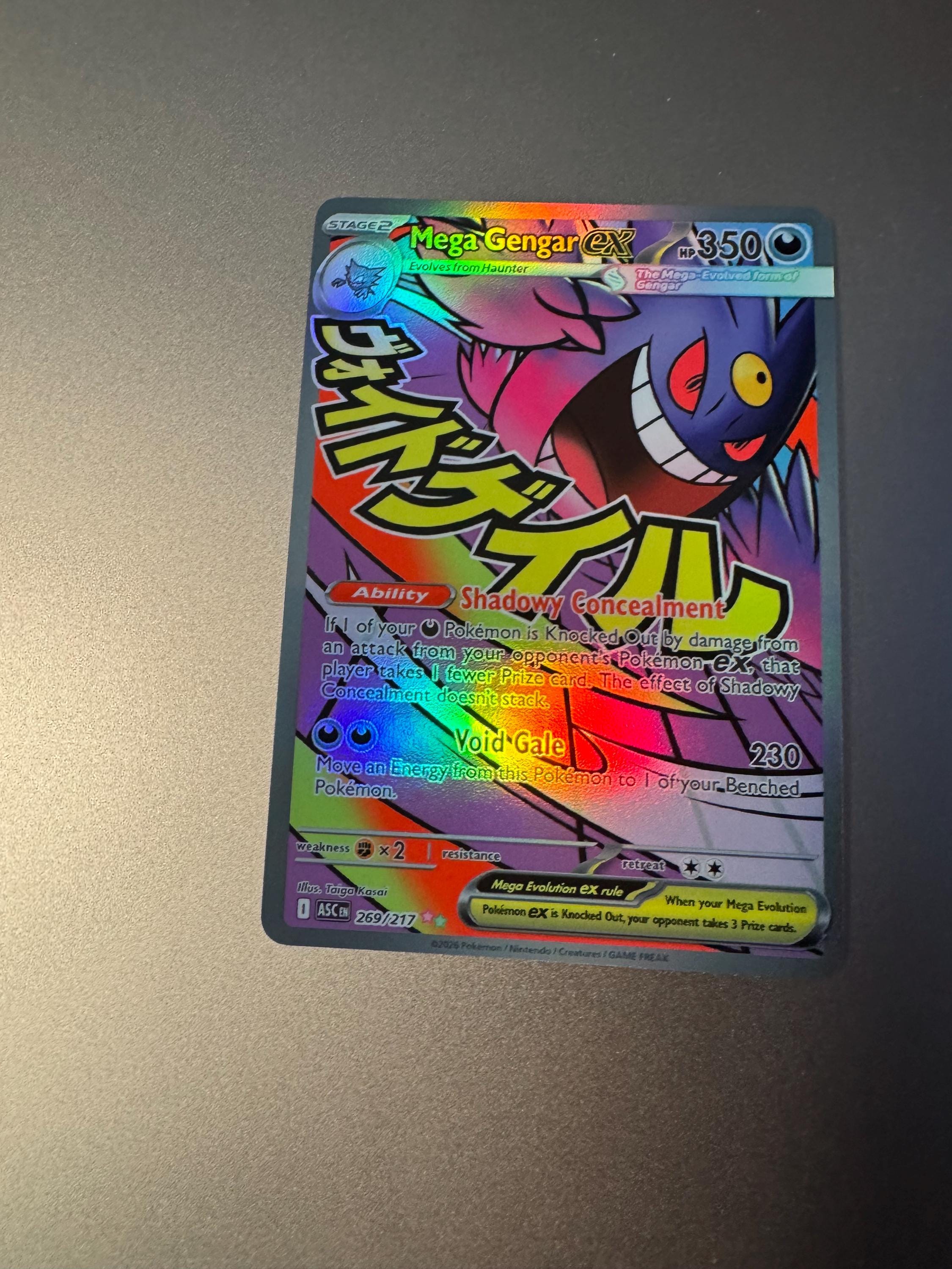 Mega Gengar Proxy Card - Etsy Mega Gengar Proxy Card - Etsy