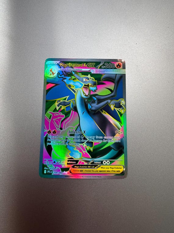 electric grey and blue rare mega ex pokemon cards Amazon.com: Pokemon - Mega-Charizard-EX (108) - XY Flashfire
