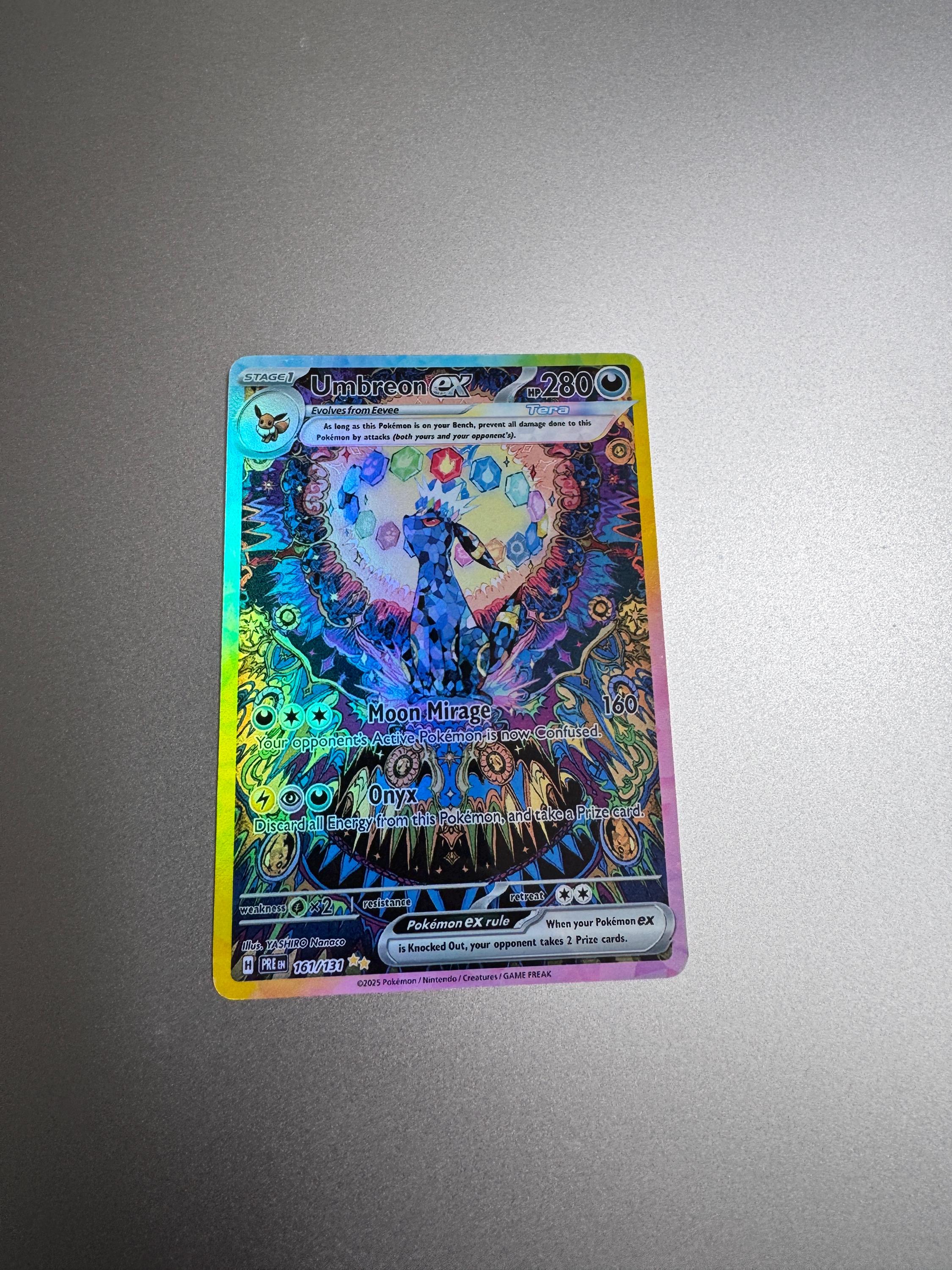 Umbreon EX 161/131 SAR SIR Prismatic Evolutions Pokemon