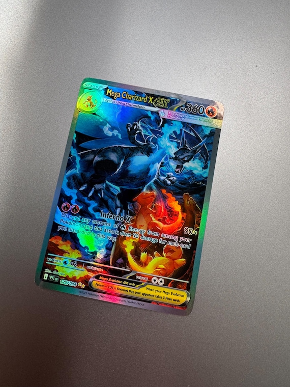electric grey and blue rare mega ex pokemon cards - Manectric - 158/132 - ME01: Mega Evolution (MEG) - Ultra - Full Art Perfect for collectors and young fans who admire Mega Latias grace and might. Mega Manectric ex 050/132