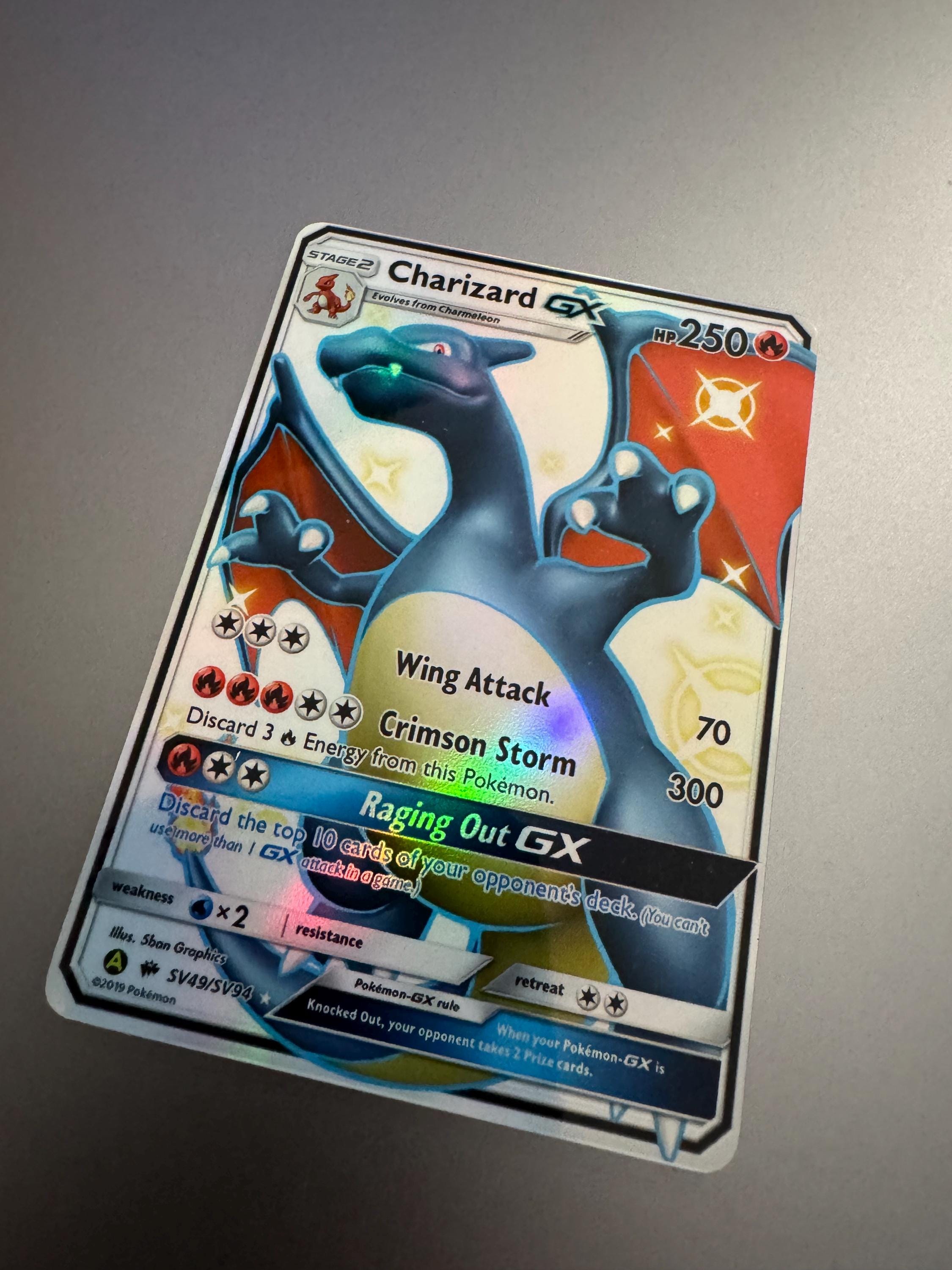 Charizard Gx Hidden Fates - Etsy Charizard Gx Hidden Fates - Etsy