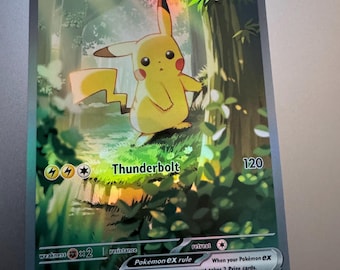 Pikachu EX Proxy Ascended Heroes 276 Holo Not Real Novelty Pokemon Card