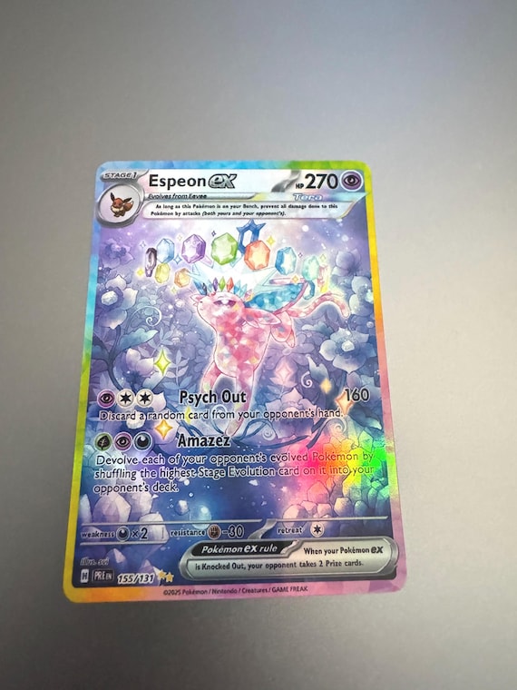 espeon pokemon card ex 155/131 EX rule CGC 9.5 Espeon EX Japanese