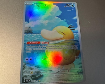 Psyduck Proxy Ascended Heroes 226 Holo Not Real Novelty Pokemon Card