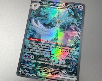 Gardevoir EX Proxy Pokemon Card Not Real Paldean Fates Holo 233