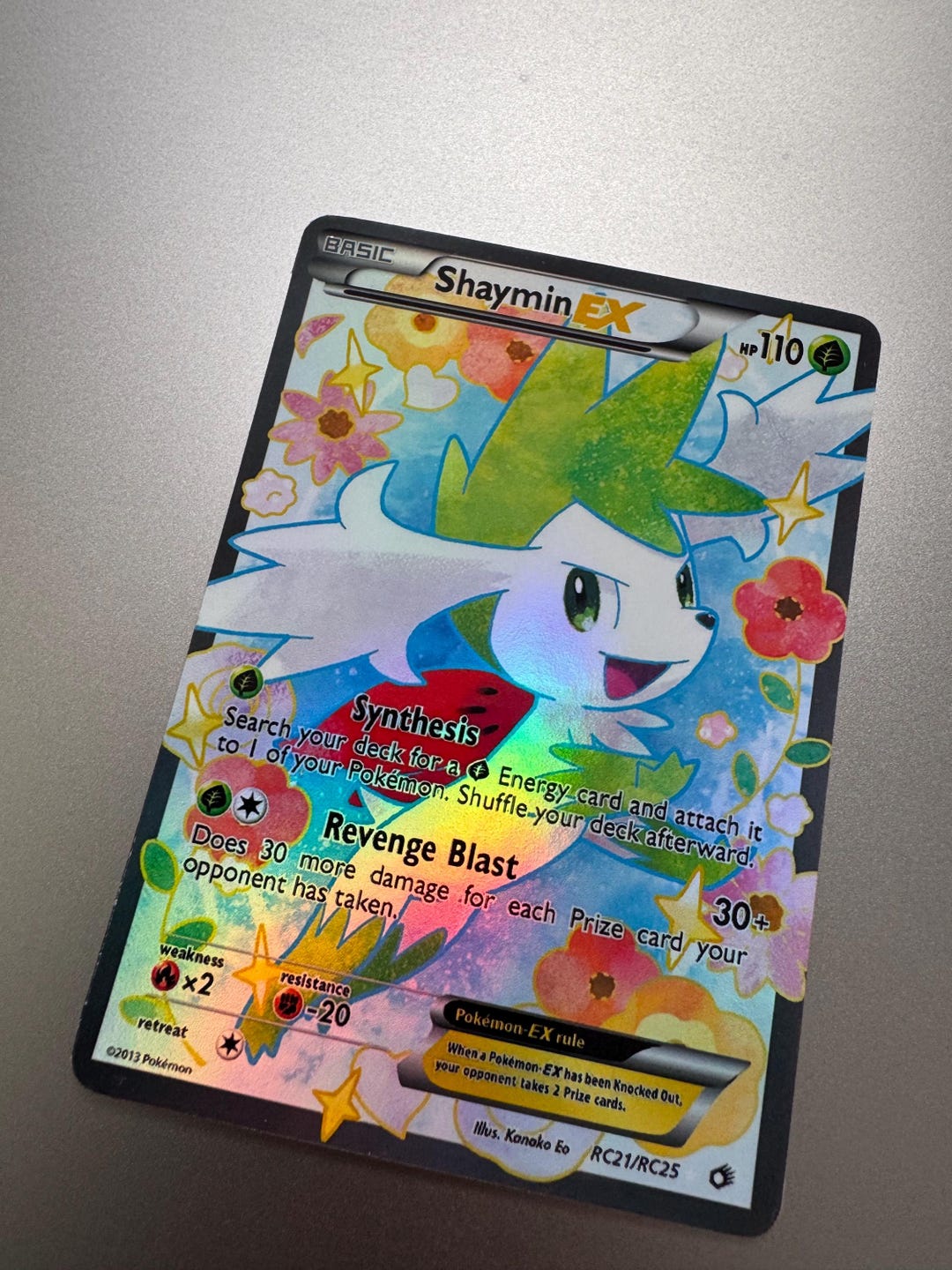 Shaymin EX Pokemon Proxy Card, XY Generations Radiant Collection - Etsy