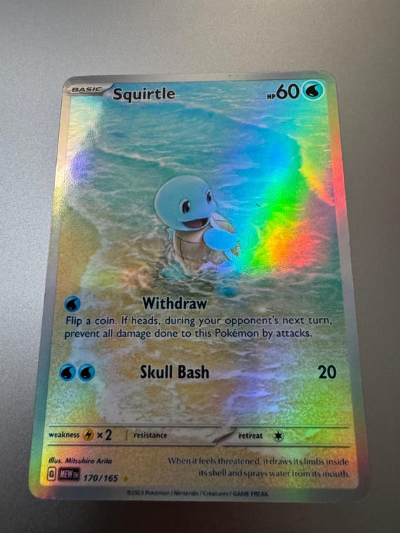 squirtle basic pokemon card value - (63/102) [1W] Withdraw PokeDATA - Check current Pokemon