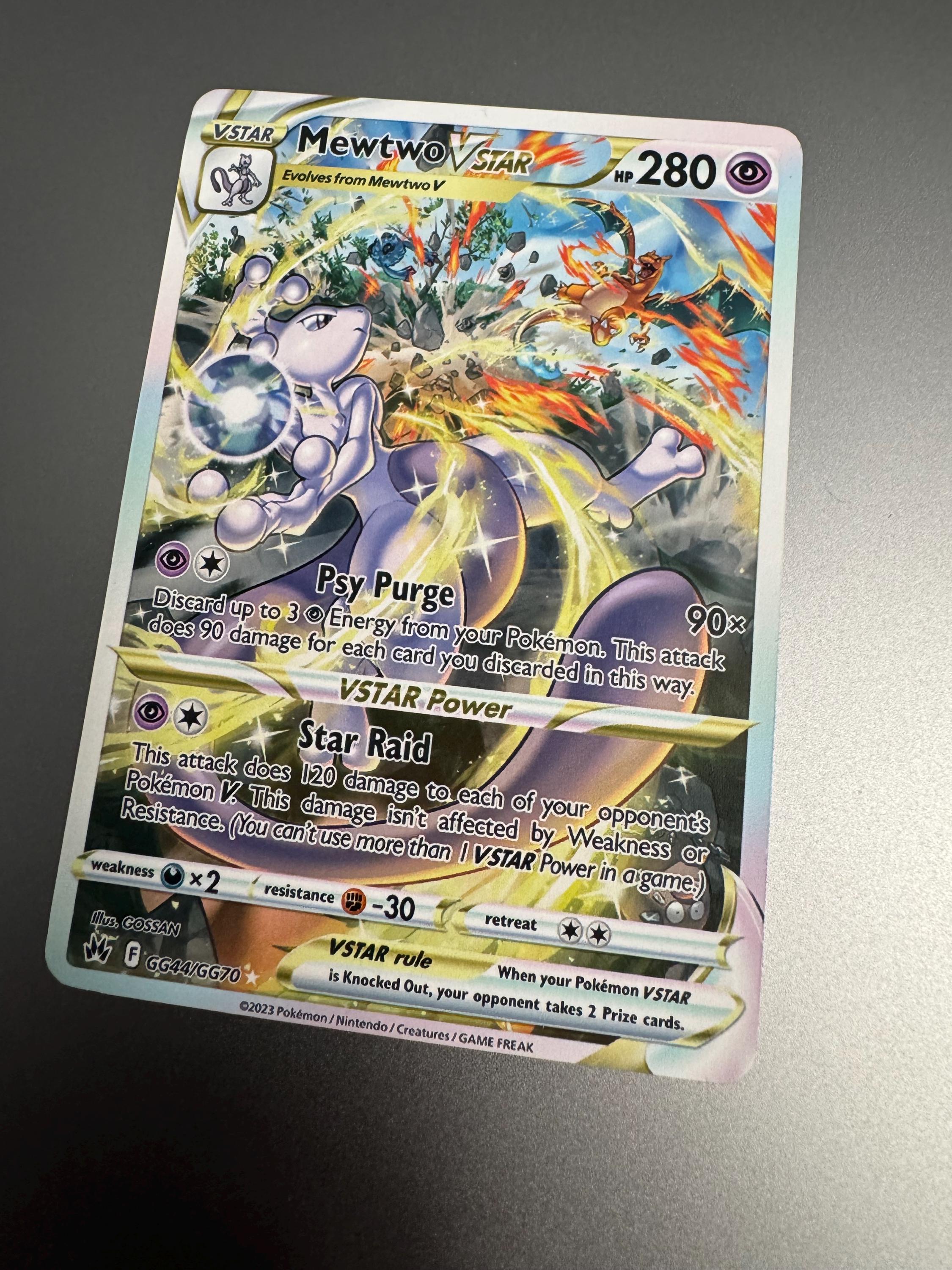 ultra rare mewtwo pokemon card Mewtwo V
