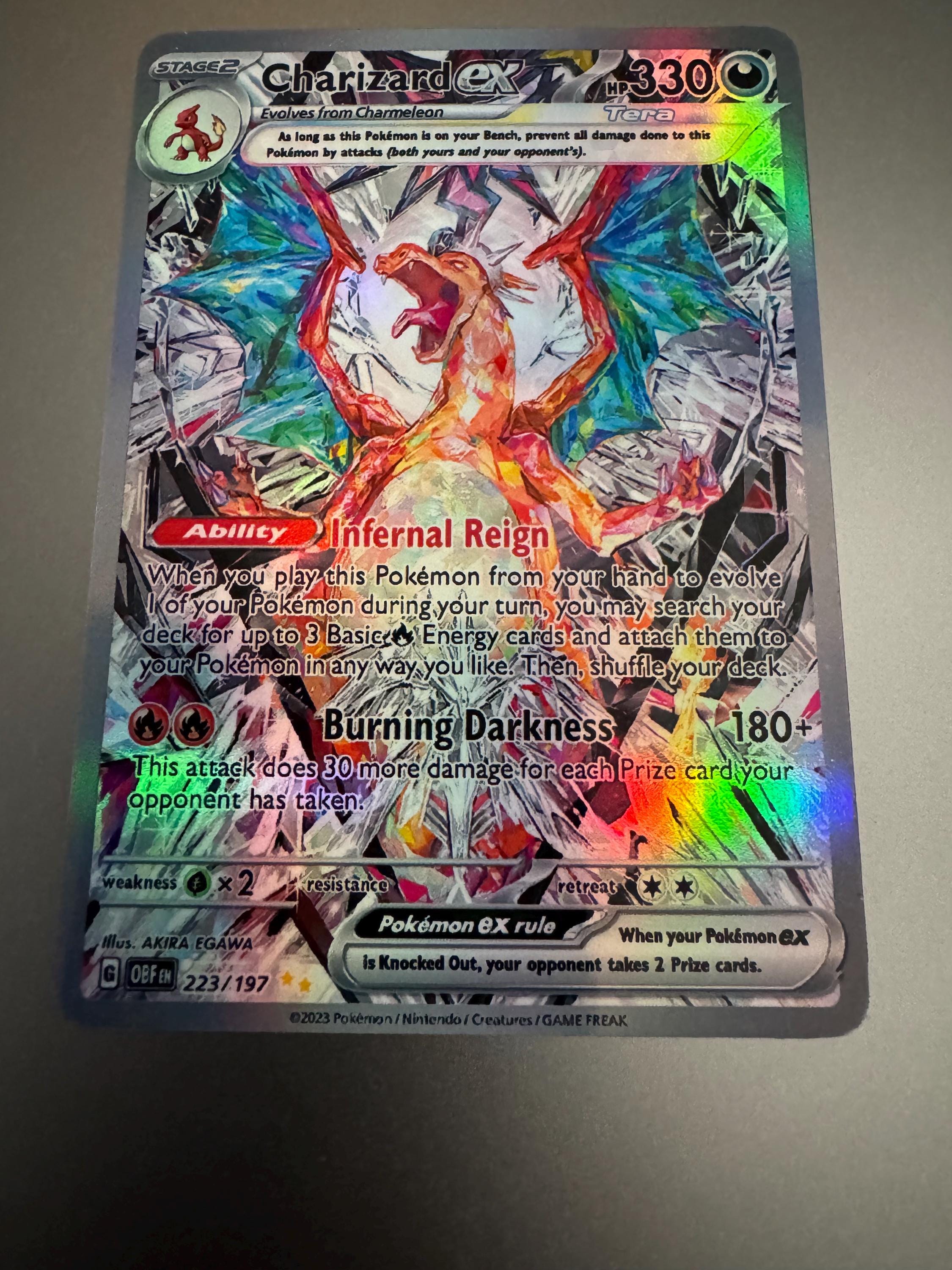 Rainbow Charizard Psa 10 - Etsy