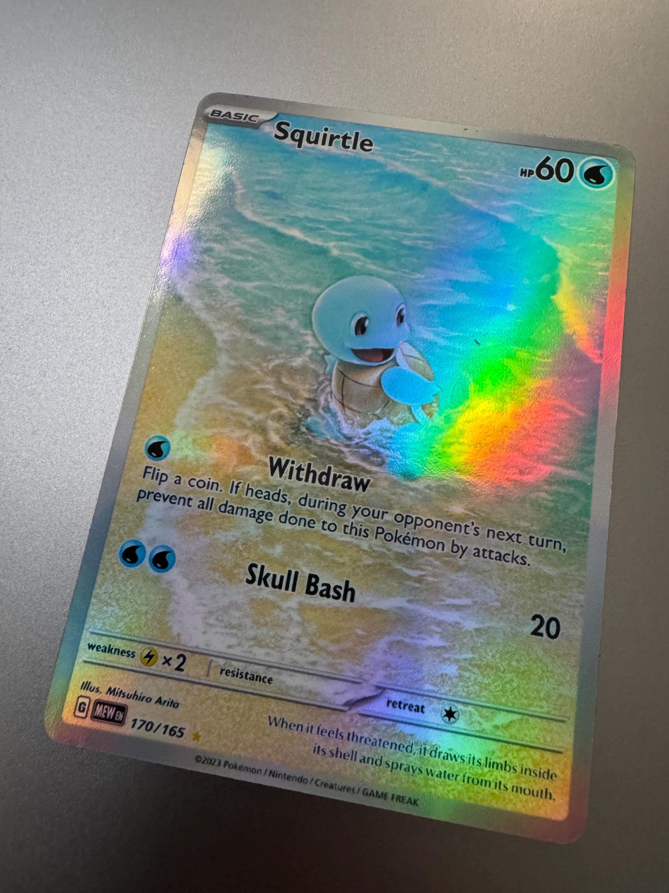 pokemon card squirtle full art Squirtle Wartortle Blastoise ex main image 1