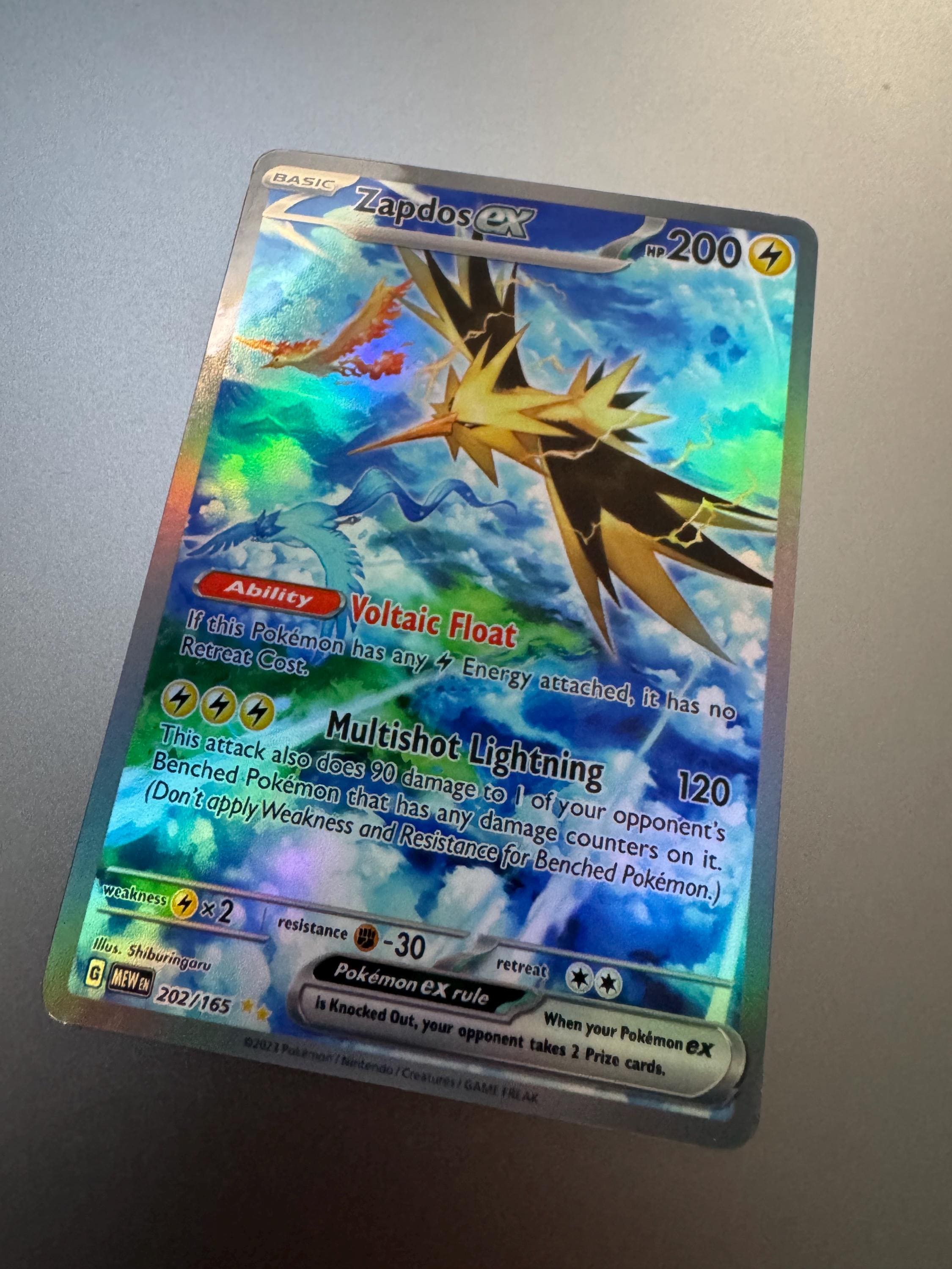 Zapdos Card - Etsy