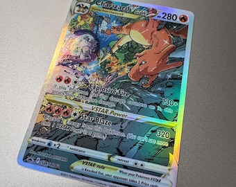 Charizard VSTAR Pokemon Proxy Promo SWSH262 Not Real Trading Card Novelty Gift