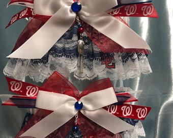 Washington Nationals Baseball Garter Set