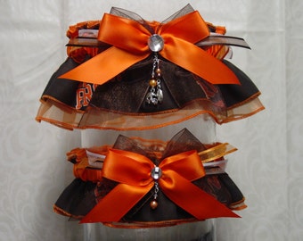 Cleveland Browns Wedding Garter Set