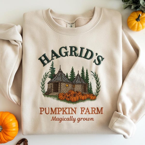 wizard Pumpkin farm magically grown Sweatshirt, Fall Sweatshirt, Halloween hoodie, Spooky Season, Pumpkin Thanksgiving Sweatshirt