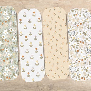 Petal & Wing Floral Handmade Bookmarks – Set of 4 or Sold Individually – Bookworm Gift, Book Lover Gift, Gifts for Readers, Librarians