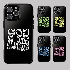 Handyhülle „Gott und ich immer“ | Handyhülle „Gott“ | Handyhülle „Glaube“ | iPhone 11, 12, 13, 14, 15, 16 | Samsung S10, S20, S21, S22, S23, S24, S25