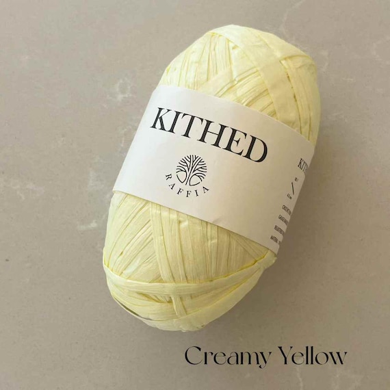 Japan Raffia Yarn: KITHED Natural Fiber for Crochet & Knitting - Etsy