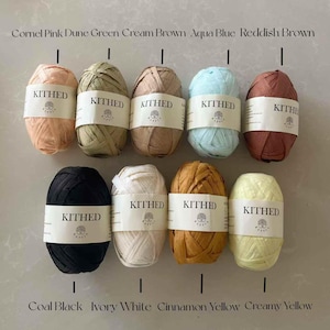 Japan Raffia Yarn: KITHED Natural Fiber for Crochet & Knitting - Etsy